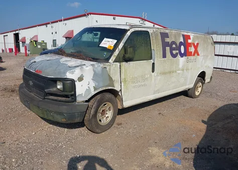 2010 Chevrolet Express 2500 Work Van z USA, uszkodzony, nr VIN 1GCZGGBA0A1181078